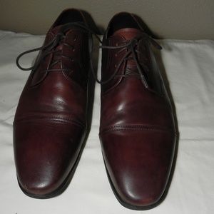 Kenneth Cole DETER-MIN-ED LEATHER CAP-TOE OXFORD